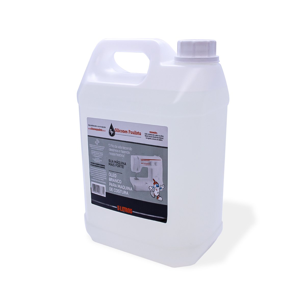 Óleo Lubrificante para Máquina de Costura 5 Litros - Silicones Paulista
